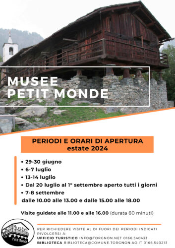 Orari Musée Petit Monde estate 2023
