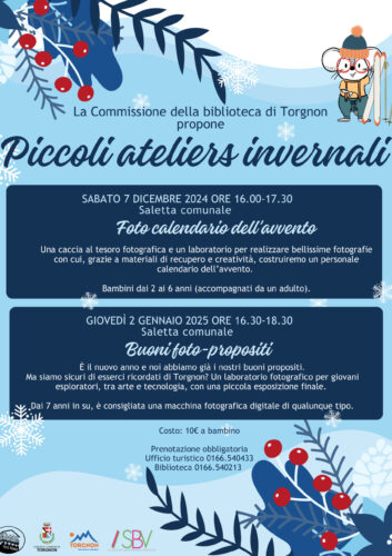 Locandina laboratori bambini Natale 2024